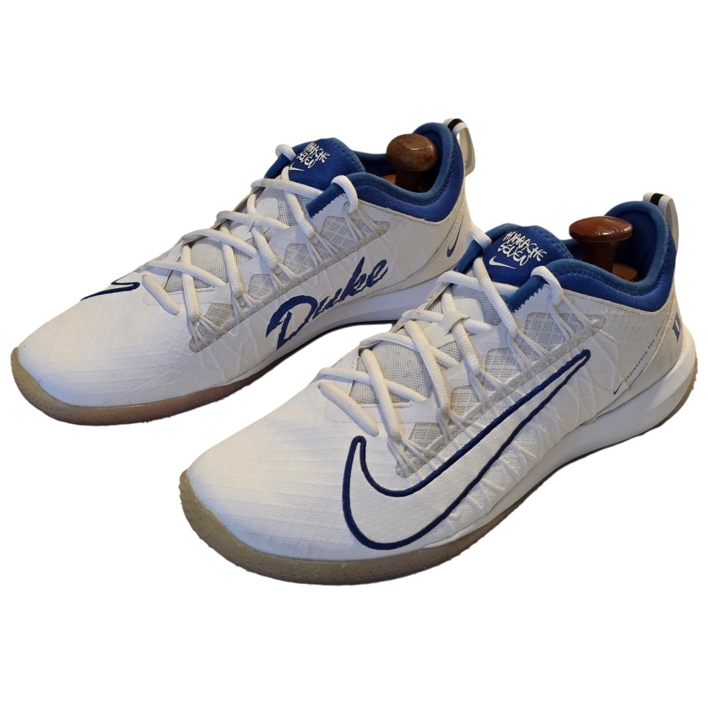 Duke Blue Devils Nike Lacrosse Huarache Seven BV0863-111 Mens 10 Cleats